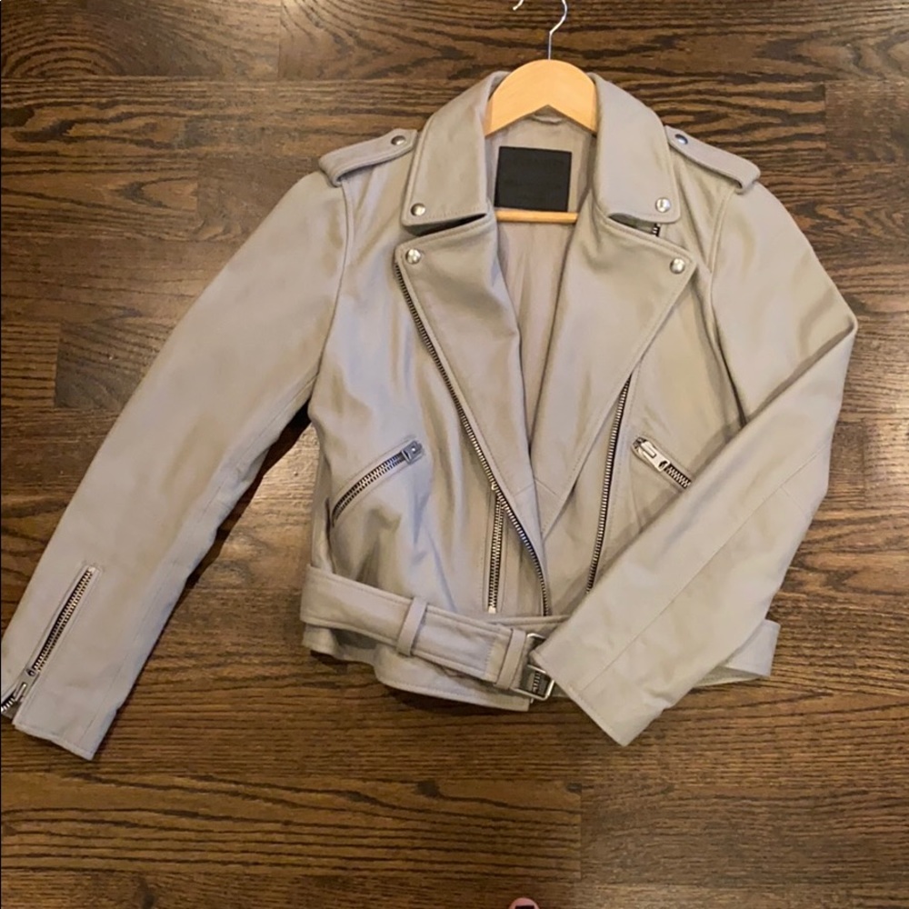 All Saints leather jacket